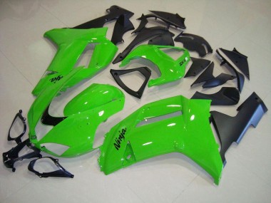 Loja Carenagem Moto Kawasaki ZX6R 07-08 - Verde Preto Fosco