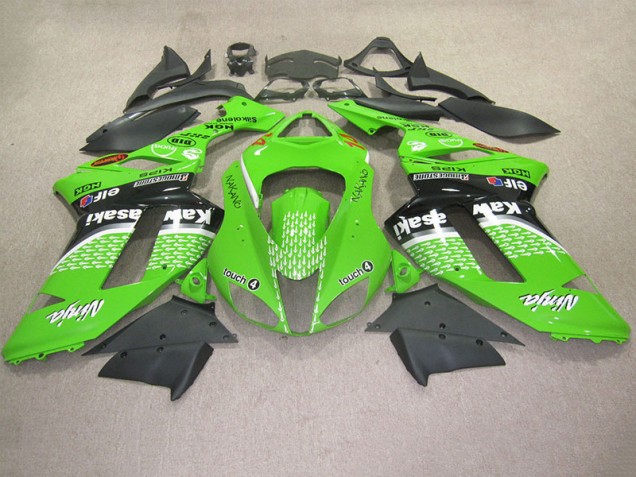 Loja Carenagem Moto Kawasaki ZX6R 07-08 - Verde Touch 4 Loja Carenagem Moto Kawasaki ZX6R 07-08 - Verde Touch 4