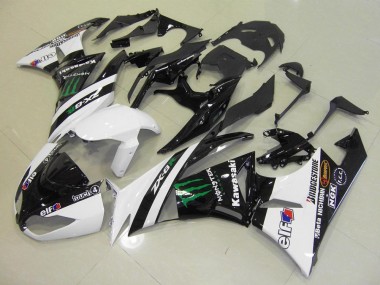 Loja Carenagem Moto Kawasaki ZX6R 09-12 - Branco Monster