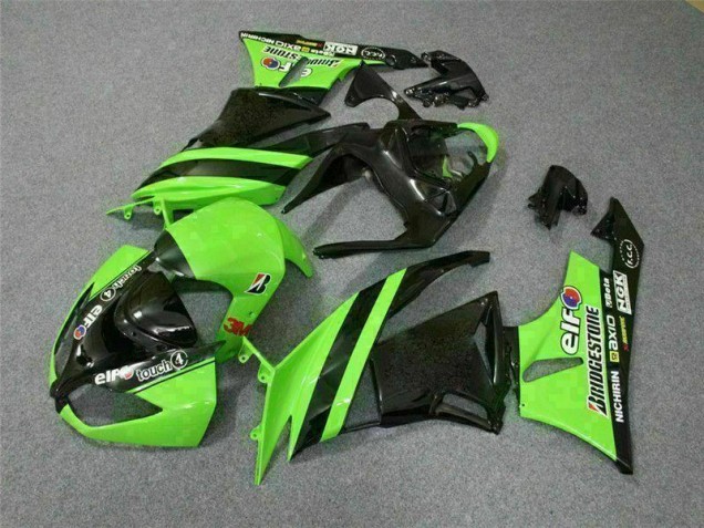 Loja Carenagem Moto Kawasaki ZX6R 09-12 - Preto Verde 3M Touch4 Loja Carenagem Moto Kawasaki ZX6R 09-12 - Preto Verde 3M Touch4