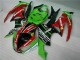 Loja Carenagem Moto Kawasaki ZX6R 09-12 - Preto Vermelho Verde Motocard Loja Carenagem Moto Kawasaki ZX6R 09-12 - Preto Vermelho Verde Motocard