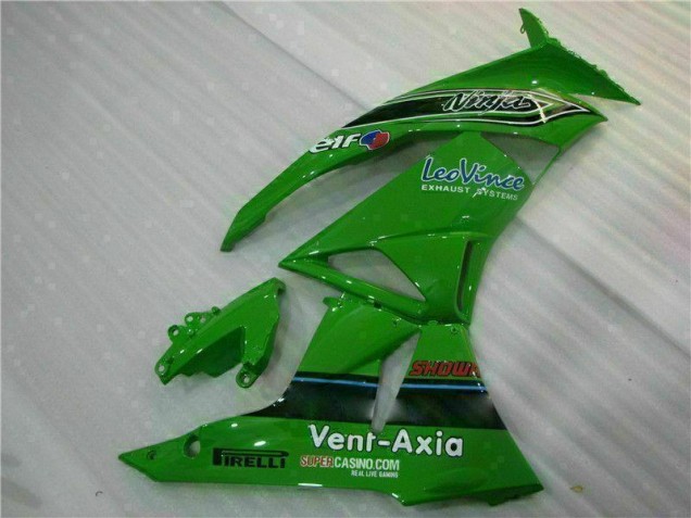 Loja Carenagem Moto Kawasaki ZX6R 09-12 - Verde Preto LeoVince Loja Carenagem Moto Kawasaki ZX6R 09-12 - Verde Preto LeoVince