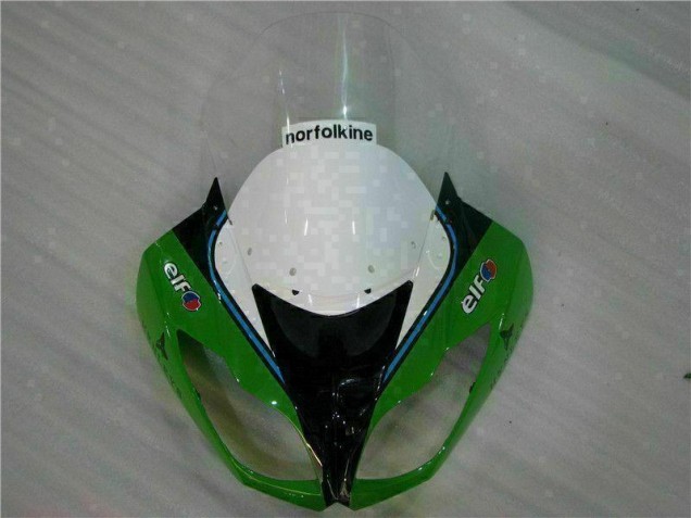 Loja Carenagem Moto Kawasaki ZX6R 09-12 - Verde Preto LeoVince Loja Carenagem Moto Kawasaki ZX6R 09-12 - Verde Preto LeoVince