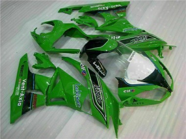 Loja Carenagem Moto Kawasaki ZX6R 09-12 - Verde Preto LeoVince