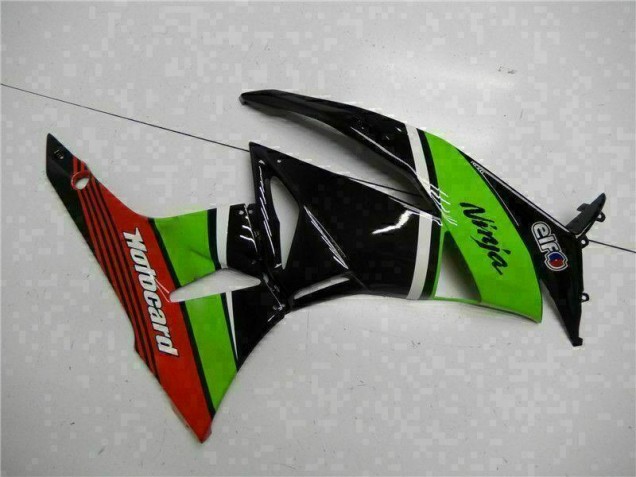 Loja Carenagem Moto Kawasaki ZX6R 09-12 - Verde Preto Vermelho Loja Carenagem Moto Kawasaki ZX6R 09-12 - Verde Preto Vermelho