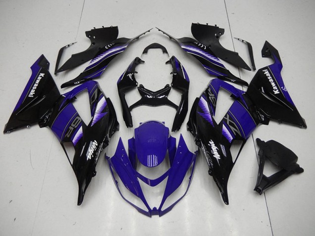 Loja Carenagem Moto Kawasaki ZX6R 13-18 - Preto Azul Loja Carenagem Moto Kawasaki ZX6R 13-18 - Preto Azul