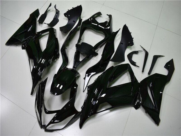 Loja Carenagem Moto Kawasaki ZX6R 13-18 - Preto Brilhante Loja Carenagem Moto Kawasaki ZX6R 13-18 - Preto Brilhante