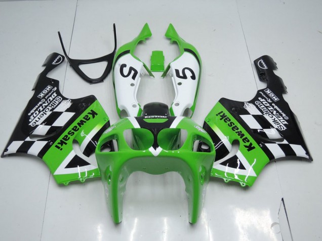 Loja Carenagem Moto Kawasaki ZX7R 96-03 - Verde Preto & Branco Loja Carenagem Moto Kawasaki ZX7R 96-03 - Verde Preto & Branco