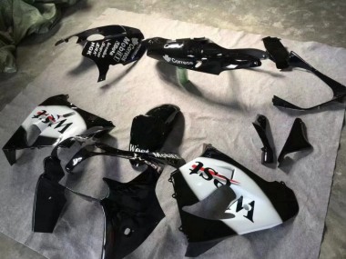 Loja Carenagem Moto Kawasaki ZX9R 00-01 - Preto Brilhante Branco