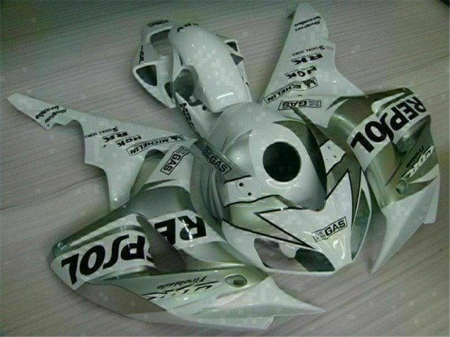 Loja Carenagem Moto & Plástico Moto Honda CBR 1000RR 04-05 - Prata Repsol Loja Carenagem Moto & Plástico Moto Honda CBR 1000RR 04-05 - Prata Repsol