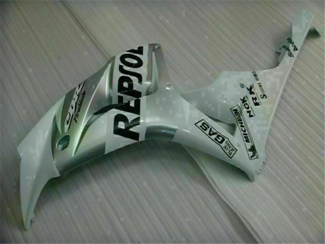 Loja Carenagem Moto & Plástico Moto Honda CBR 1000RR 04-05 - Prata Repsol Loja Carenagem Moto & Plástico Moto Honda CBR 1000RR 04-05 - Prata Repsol