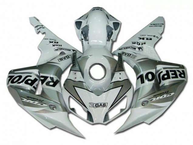 Loja Carenagem Moto & Plástico Moto Honda CBR 1000RR 04-05 - Prata Repsol Loja Carenagem Moto & Plástico Moto Honda CBR 1000RR 04-05 - Prata Repsol