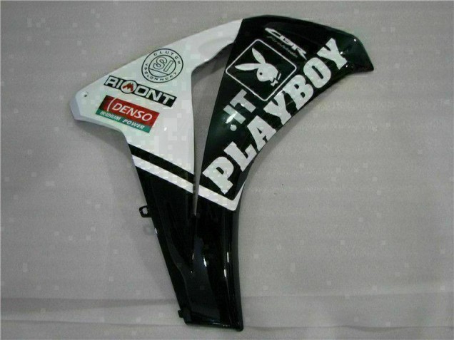 Loja Carenagem Moto & Plástico Moto Honda CBR 1000RR 08-11 - Branco Preto Playboy Loja Carenagem Moto & Plástico Moto Honda CBR 1000RR 08-11 - Branco Preto Playboy