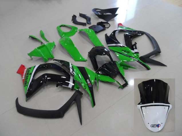 Loja Carenagem Moto & Plástico Moto Kawasaki ZX10R 11-15 - Verde & Preto