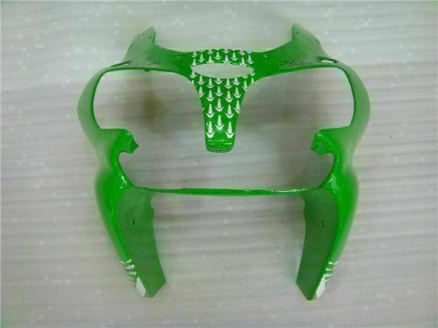 Loja Carenagem Moto & Plástico Moto Kawasaki ZX6R 00-02 - Verde Preto Loja Carenagem Moto & Plástico Moto Kawasaki ZX6R 00-02 - Verde Preto