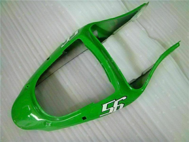 Loja Carenagem Moto & Plástico Moto Kawasaki ZX6R 00-02 - Verde Preto Loja Carenagem Moto & Plástico Moto Kawasaki ZX6R 00-02 - Verde Preto