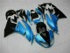Loja Carenagem Moto & Plástico Moto Kawasaki ZX6R 13-18 - Azul Preto Loja Carenagem Moto & Plástico Moto Kawasaki ZX6R 13-18 - Azul Preto