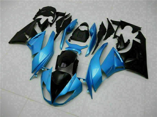 Loja Carenagem Moto & Plástico Moto Kawasaki ZX6R 13-18 - Azul Preto Loja Carenagem Moto & Plástico Moto Kawasaki ZX6R 13-18 - Azul Preto