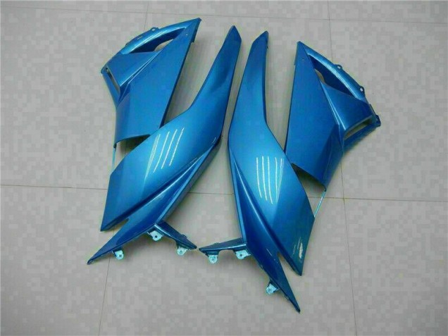 Loja Carenagem Moto & Plástico Moto Kawasaki ZX6R 13-18 - Azul Preto Loja Carenagem Moto & Plástico Moto Kawasaki ZX6R 13-18 - Azul Preto
