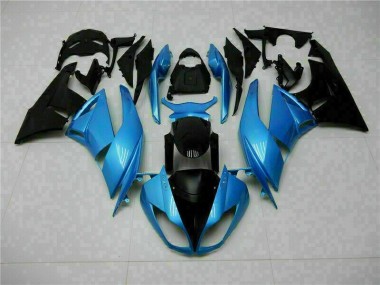 Loja Carenagem Moto & Plástico Moto Kawasaki ZX6R 13-18 - Azul Preto