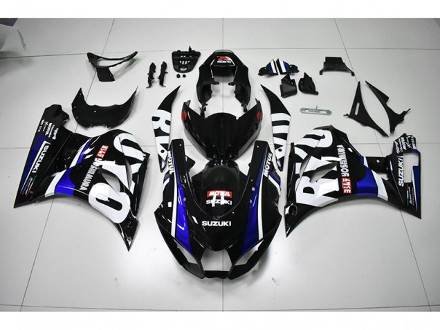 Loja Carenagem Moto Suzuki GSXR 1000 17-23 - Preto Branco Motul Loja Carenagem Moto Suzuki GSXR 1000 17-23 - Preto Branco Motul
