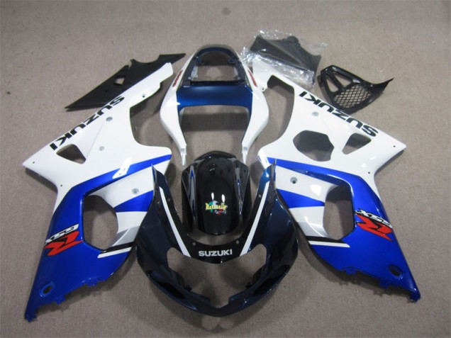 Loja Carenagem Moto Suzuki GSXR 1000 K1 00-02 - Branco Azul Loja Carenagem Moto Suzuki GSXR 1000 K1 00-02 - Branco Azul