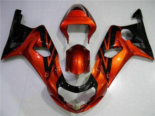 Loja Carenagem Moto Suzuki GSXR 1000 K1 00-02 - Laranja Preto Loja Carenagem Moto Suzuki GSXR 1000 K1 00-02 - Laranja Preto