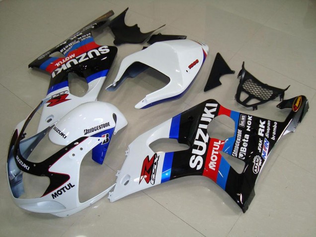 Loja Carenagem Moto Suzuki GSXR 1000 K1 00-02 - Preto Branco Azul Loja Carenagem Moto Suzuki GSXR 1000 K1 00-02 - Preto Branco Azul