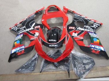 Loja Carenagem Moto Suzuki GSXR 1000 K1 00-02 - Vermelho Preto Denso