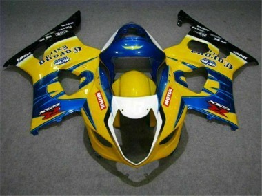 Loja Carenagem Moto Suzuki GSXR 1000 K3 03-04 - Amarelo Azul