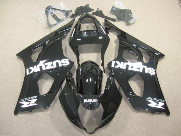 Loja Carenagem Moto Suzuki GSXR 1000 K3 03-04 - Preto Branco Decalque Loja Carenagem Moto Suzuki GSXR 1000 K3 03-04 - Preto Branco Decalque