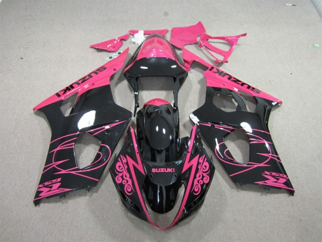 Loja Carenagem Moto Suzuki GSXR 1000 K3 03-04 - Rosa Preto Loja Carenagem Moto Suzuki GSXR 1000 K3 03-04 - Rosa Preto