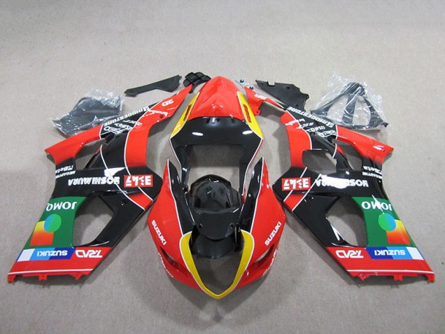 Loja Carenagem Moto Suzuki GSXR 1000 K3 03-04 - Vermelho Verde Preto Loja Carenagem Moto Suzuki GSXR 1000 K3 03-04 - Vermelho Verde Preto