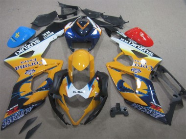 Loja Carenagem Moto Suzuki GSXR 1000 K5 05-06 - Amarelo Azul Corona Extra