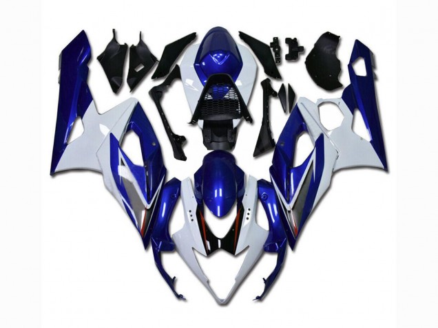 Loja Carenagem Moto Suzuki GSXR 1000 K5 05-06 - Branco Azul Loja Carenagem Moto Suzuki GSXR 1000 K5 05-06 - Branco Azul