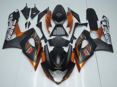 Loja Carenagem Moto Suzuki GSXR 1000 K5 05-06 - Castanho & Preto Fosco