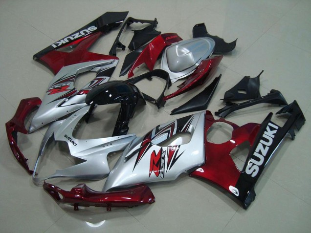 Loja Carenagem Moto Suzuki GSXR 1000 K5 05-06 - Prata Vermelho Loja Carenagem Moto Suzuki GSXR 1000 K5 05-06 - Prata Vermelho