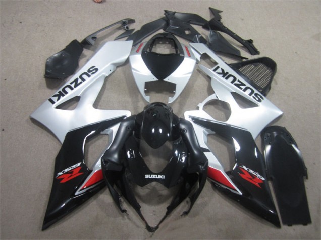 Loja Carenagem Moto Suzuki GSXR 1000 K5 05-06 - Preto Branco Loja Carenagem Moto Suzuki GSXR 1000 K5 05-06 - Preto Branco