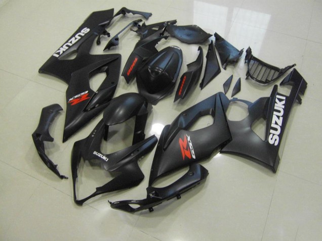 Loja Carenagem Moto Suzuki GSXR 1000 K5 05-06 - Preto Fosco & Branco Decalques Loja Carenagem Moto Suzuki GSXR 1000 K5 05-06 - Preto Fosco & Branco Decalques