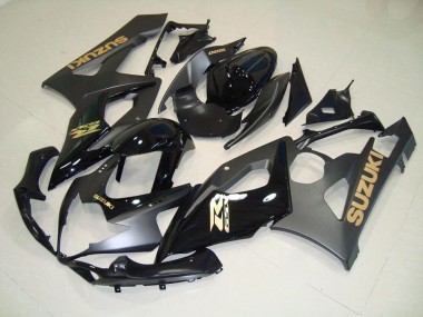 Loja Carenagem Moto Suzuki GSXR 1000 K5 05-06 - Preto & Ouro Decalques