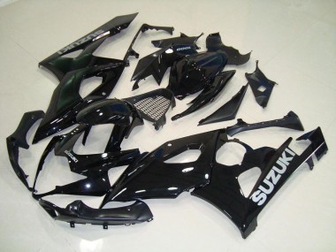 Loja Carenagem Moto Suzuki GSXR 1000 K5 05-06 - Preto Prata Decalques