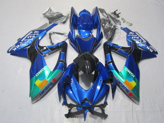 Loja Carenagem Moto Suzuki GSXR 1000 K7 07-08 - Azul Preto Verde Jomo Loja Carenagem Moto Suzuki GSXR 1000 K7 07-08 - Azul Preto Verde Jomo