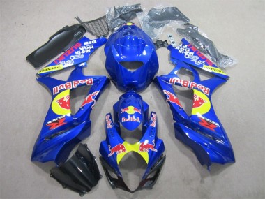 Loja Carenagem Moto Suzuki GSXR 1000 K7 07-08 - Azul Red Bull
