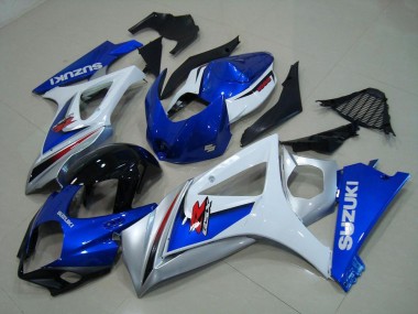 Loja Carenagem Moto Suzuki GSXR 1000 K7 07-08 - Branco Azul