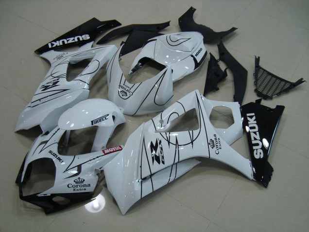 Loja Carenagem Moto Suzuki GSXR 1000 K7 07-08 - Branco Corona Loja Carenagem Moto Suzuki GSXR 1000 K7 07-08 - Branco Corona