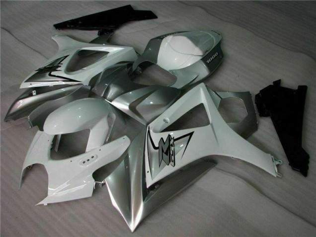 Loja Carenagem Moto Suzuki GSXR 1000 K7 07-08 - Prata Branco Loja Carenagem Moto Suzuki GSXR 1000 K7 07-08 - Prata Branco