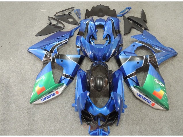 Loja Carenagem Moto Suzuki GSXR 1000 K9 09-16 - Azul Verde JOMO