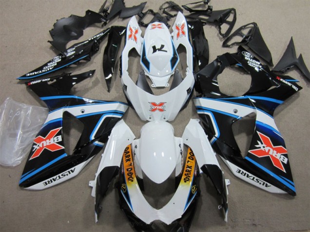 Loja Carenagem Moto Suzuki GSXR 1000 K9 09-16 - Branco Azul Brux Dark Dog Loja Carenagem Moto Suzuki GSXR 1000 K9 09-16 - Branco Azul Brux Dark Dog