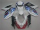 Loja Carenagem Moto Suzuki GSXR 1000 K9 09-16 - Branco Azul Loja Carenagem Moto Suzuki GSXR 1000 K9 09-16 - Branco Azul