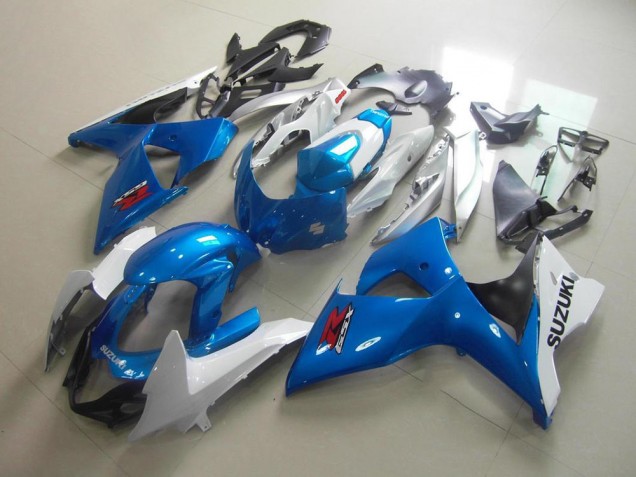 Loja Carenagem Moto Suzuki GSXR 1000 K9 09-16 - Branco Azul Loja Carenagem Moto Suzuki GSXR 1000 K9 09-16 - Branco Azul